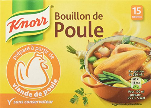 Knorr Bouillon Poule x15 Cubes 150g - Lot de 6