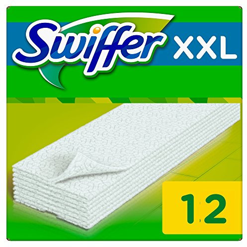 Swiffer - Recharges Lingettes Sèches pour Balai Attrape-Poussière Taille XXL - Lot de 3 (36 lingettes)