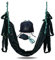 YOGA SWING PRO Premium Aerial Yoga Hängematte Trapez Kit – Antigravity Akrobat Flying Sling Set für Inversionstherapie (schwarz)