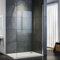 SIRHONA Paroi de douche 120x200 cm Nano en verre avec barre de stabilisation Autonettoyant verre transparent Cabines et Portes de douche
