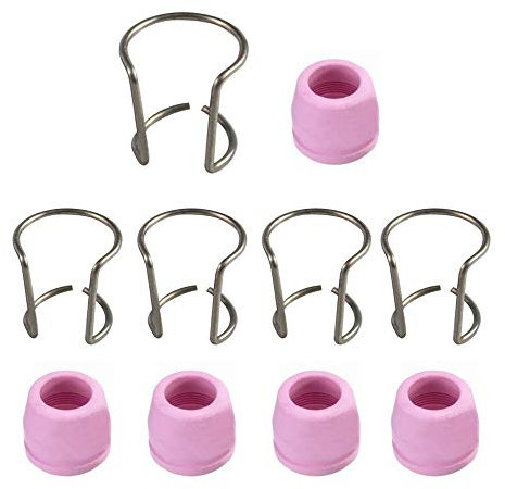 JJDD Plasmaschneider, Taschenlampen-Schutzgehäuse und Feder-Abstandhalter-Führungs-Set, passend für SG-55 AG-60 Plasmaschneider, Taschenlampen-Verbrauchsmaterialien