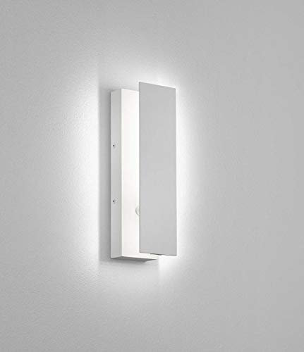 Helestra Dex Wandleuchte LED, Aluminium/weiß