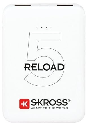 SKROSS Reload 5 Power Bank 5000mAh White 1.400120