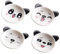 Cabilock Mini Soucoupe en Céramique Motif Panda Multi-usages pour Sauce Sel Vinaigre