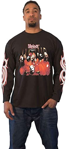 Slipknot T Shirt Spit it Out Barcode Band Logo Official Unisex Long Sleeve