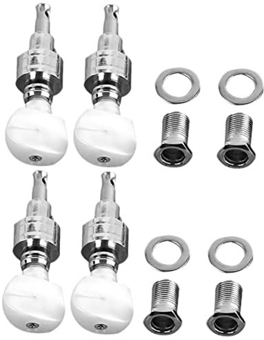 Abaodam 8stücke Banjo Tuning Pegs Mit Maschinenkopf Und Zubehör Einfache Installation Für Präzises Bushings Für Banjo-spieler