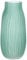 Jarrón grande de cristal verde para flores, acanalado y dorado, 21 cm, jarrones decorativos para el hogar, centros de mesa, decoración de flores y granja (verde, 21 cm)