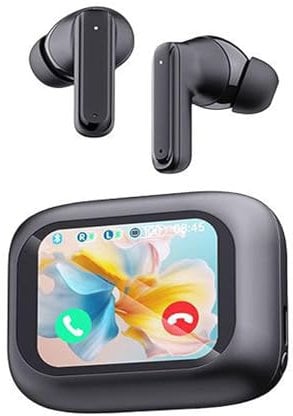 Touchscreen Active Noise Cancelling Bluetooth Earbuds Wireless Bluetooth Earphones In Ear Gaming Music Gym Blue Tooth Running Sports Headphones Wireless Ear Buds Ear Phones for Work Driving Cycling