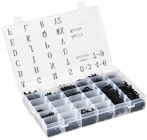 GAJIGAJI Pre-Cut Letters for Felt Letter Board, 736 Pcs, Black