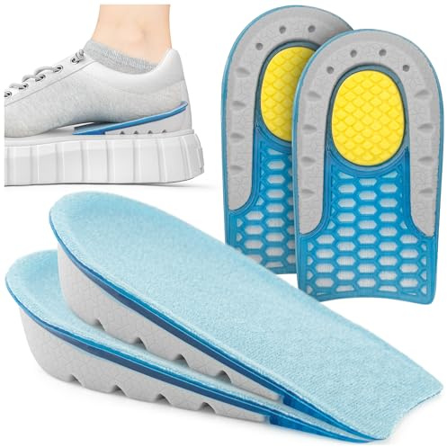 Sulpo Talonnette Gel Pour Soulager Épine Calcanéenne, Semelle Talon Invisible Talonnette Homme Et Femme Pour Chaussures De Ville Et Baskets- 2 cm, 2 paires