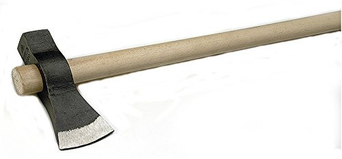 MAZZA ASCIA SPACCALEGNA 3,5 KG CON MANICO IN LEGNO BRIXO
