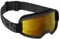 IXS Goggle Hack Black/Mirror Gold On Brille, Unisex Erwachsene, Schwarz, Uni