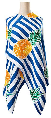 Großes Strandtuch Badetuch - Mikrofaser, Ideal für Sauna, Spa, Yoga und Strand XL 70x150 cm Leichtgewicht -Viele Stile (Ananas)