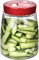 LSKJ 1.4L Pickling Kimchi Wide Mouth Mason Jar Glass with Airlock Fermentation Jar with Air-Release Valve