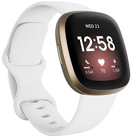 FunBand Cinturino Compatibile per Fitbit Versa 3 / Fitbit Versa 4 / Fitbit Sense/Fitbit Sense 2, Cinturino Sostitutivo in Silicone Sportivo Morbido Cinturino Cinturino per Fitbit Versa 3 / Versa 4