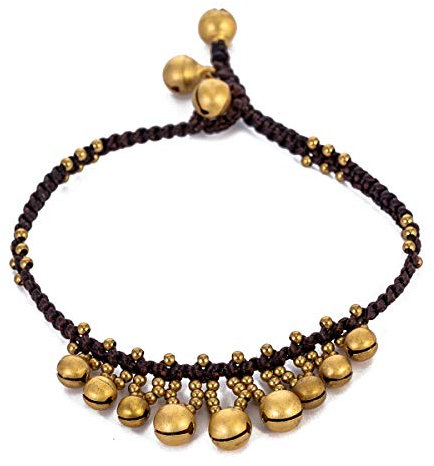 kelistom Bracelet de cheville bohème pour femmes, adolescentes, filles, fait à la main avec perles en pierre naturelle, Pierre, Non connu