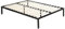 Mon Mobilier Design BASI Sommier à Lattes avec Pieds en Acier Robuste 140X200 cm