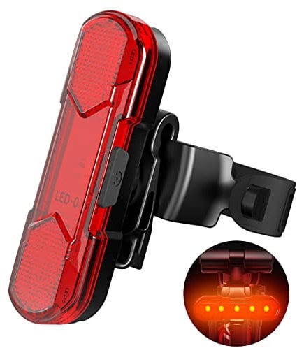 Luz Trasera Bicicleta,Luz Trasera,Luz Bici,Luz Trasera Bici,Luz Trasera MTB,Luz Trasera Bicicleta Potente LED,Faro Trasero Bicicleta,para Perro,Mochila y Ciclismo