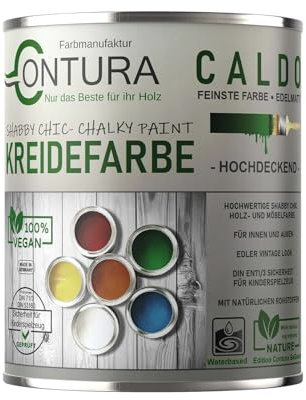 Contura BeGreen 100ml. Kreidefarbe Shabby Chic Möbellack Lack Möbel Farbe Holzlack Natur (24 Mountain)