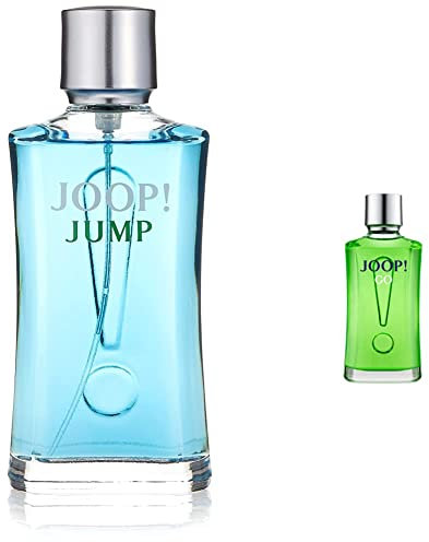JOOP! Jump Eau de Toilette for him, frisch-aromatischer Herrenduft, 100ml & Go! Eau de Toilette for him, holzig-fruchtiger Herrenduft, ein Energiekick in Form eines EdT-Sprays, 100 ml (1er Pack)