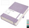 RETTACY A5 Bullet Dot Grid – gepunktetes Notizbuch mit 320 nummeriertem, dickem Tagebuch, Leder, Hardcover, 100 g/m² Papier-Stifthalter, Innentasche, 2 kostenlose Tagebuch-Schablonen, 14,5 x 21 cm,
