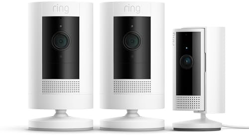 Ring Outdoor Camera Battery 2 pack (Stick Up Cam) + Indoor Camera (2nd Gen) | Security Camera with 1080p HD Video, Two-Way Talk, alternative to CCTV system | 30-day free trial of Ring Home