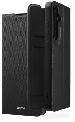 Hama Handyhülle für Samsung Galaxy S24+ (Handytasche, Etui mit Kartenfach, Standfunktion, zum Aufstellen, extra Schutz von Display und Kamera, Magnet, Klapphülle, weich) schwarz