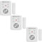 3 Pack Door Alarms with Delay When Left Open 130db Window Break Sliding Siren Vibration Detect Sensor for Home, Apartment Security. Keypad Intruder Burglar Entry Alert. Pool Alarm for Kids Safety