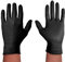 Spontex Black Protect, 20 Einmalhandschuhe aus Nitril, besonders reißfest und strapazierfähig, latexfrei und ungepudert, Größe L (2 x 20 Stück)