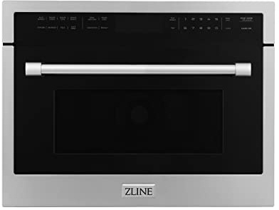 ZLINE 24 Built-in Convection Microwave Oven in Stainless Steel with Speed and Sensor Cooking