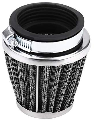 Filtro de aire Terisass Moto Filtro de aire Cleaner Moto modificado Kit de admisión filtro de aire de admisión de reemplazo para Yamaha(60 mm) + filtro de aire moto filtro de aire