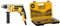 Dewalt DEWD024K DWD024KS 230 Volt Percussion Drill 13 mm with Kitbox, 701 W, Yellow/Black & DT71563-QZ Combination Drill BIT Set 100 Piece Set