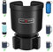 Seven Sparta Upgraded Car Cup Holder Expander Adapter with Offset Adjustable Base, Compatible Yeti 14/24/36/46oz Ramblers, Hydro Flasks 32/40oz, Other Large Bottles Mugs in 3.4''-4.0'', Black, NCPB-0