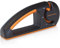 Orange Ninja 4-Stage Knife Sharpener - Premium Kitchen Knife Sharpeners - Adjustable Handheld Manual Knife Sharpeners for Kitchen Knives, Pocket knife Sharpener, Chefs & Serrated Knife by Sharp Pebble