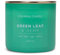 Colonial Candle Duftkerze im Glas mit Deckel | Green Leaf & Hemp | Duftkerze Floral | Kerze 3 Docht | Kerzen lange Brenndauer bis zu 60h | Kerzen Grün (411g)
