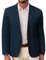 PJ PAUL JONES Veste décontractée en lin pour homme - Coupe ajustée - Léger - 2 boutons - Coupe ajustée - Blazer de loisirs, bleu marine, XXL