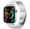 TiMOVO Watch Band Compatible with Watch Fit 3, Quick Release Stainless Steel Detachable Strap Fold Clasp for Men, Silve