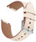 Vancle 20mm Cuir Bracelet de Montre pour Femmes et Hommes, Souple Bracelet de Remplacement pour Montre Connectée et Montres Universelles 20mm