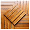 Baldosas de Madera, Suelos de Madera para Exterior con Sistema de Drenaje Suelo ExteriorJardin Baldosas Sistema de Clic Piso Antideslizante Tablas para Balcón Piscina Patio 11pcs