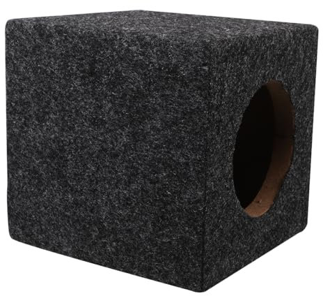 Cabilock Subwoofer Box: Contenitore Per Altoparlanti Audio Per Auto in Legno Quadrato Universale, Fornitura Di Rimontaggio Per Sistemi Di Altoparlanti Per Auto, Camion E Veicoli.