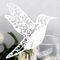 AUNMAS 50pcs Bird Wedding Table Number Place Cards Hollow Name Place Cards Personalized Table Name Reception Decor Wedding Guest Cards for Wine Glass Banquets Table Decoration(1#)