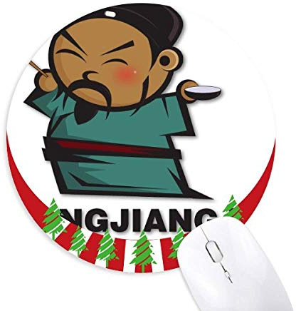 Die Outlaws of Marsh Songjiang Drawing Round Rubber Maus Pad Weihnachtsdekoration