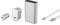belkin Mixit Mains and Car Charger Kit with Braided lightning USB cable and 6600mAh Powerbank for iphone 12, 12Pro, 11, 11Pro max, Xr, Xs and iPad mini, Pro etc. SILVER