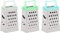 Miniature Hand Garlic Box Grater- Pack of 3 - Cheese and Ginger Mini Zester - Small Nutmeg Grater