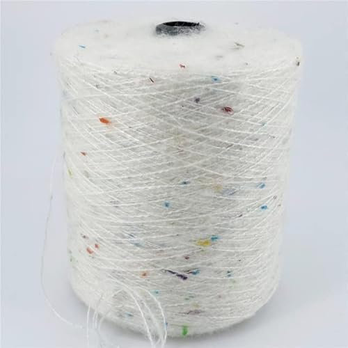 LEEYOX 500 g Mohair-Kaschmir-Garn, Häkelwolle, zum Stricken von Pullovern, weicher, feiner Seide, Strickschal