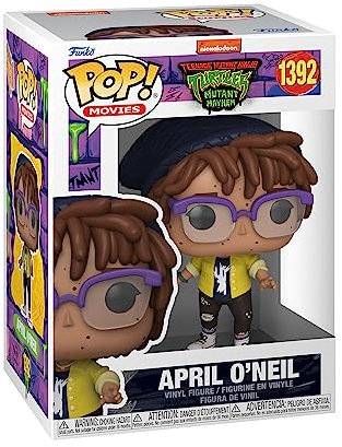 Funko Pop! Movies: Teenage Mutant Ninja Turtles (TMNT) - April O'Neil O Neil - Vinyl-Sammelfigur - Geschenkidee - Offizielle Handelswaren - Spielzeug Für Kinder und Erwachsene - Movies Fans