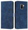 EATCYE Kompatibel Mit Samsung Galaxy A6 2018 Hülle - Premium PU Leder Klapphülle Brieftasche Schutzhülle Mit Kartenfach Und Ständer (Blau)