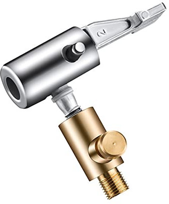 Ekakashop Auto Reifenfüller, Tragbarer Luftpumpen Clip Autoreifen Ventil Anschluss Reifenfüllventil Adapter Luftventil Clip Auto Reifenventil Hebelstecker Autozubehör