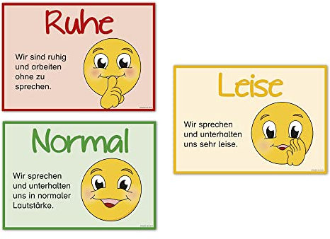 TimeTEX Magnet-Schilder Schwätz-O-Meter A4, doppelseitig, dreiteilig - zur schnellen und nonverbalen Kommunikation mit den Schülern - 92751