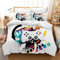 MIQEBX Housse de Couette Gamer 220x240 cm Parure de Lit 2 Personnes en Microfibre Manette de Jeu Vidéo Console de Jeu Housse de Couette avec Fermeture Éclair + 2 Taies d'oreiller 50x75 cm